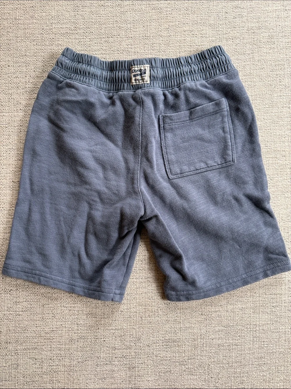 OshKosh B'gosh Men's Drawstring Athletic Shorts in Slate Gray